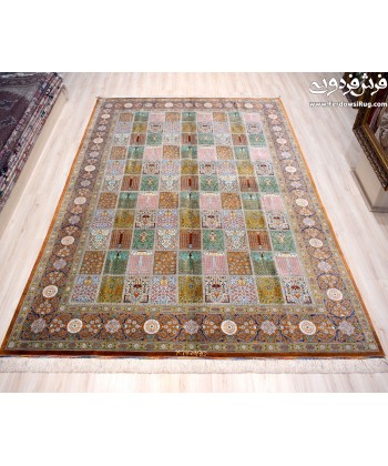 HAND MADE RUG GOLESTAN  DESIGN QOM,IRAN 6meter hand made carpet
